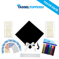 Tassel Toppers Grad Cap Decoration Kit