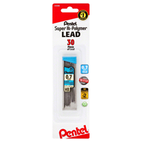 Super Hi-Polymer Lead 0.7Mm Refill 30Ct