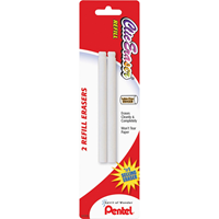 Clic Eraser Refill White 3.5" 2/Pk