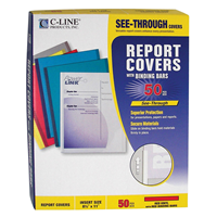 Report Cover C-Line 5/Pk Assorted Colors