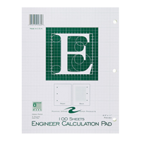 Roaring Spring Engineering Pad 100/Sht Green