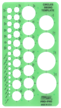 P40 Template Circles