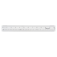 Ruler 12" Transparent Grid