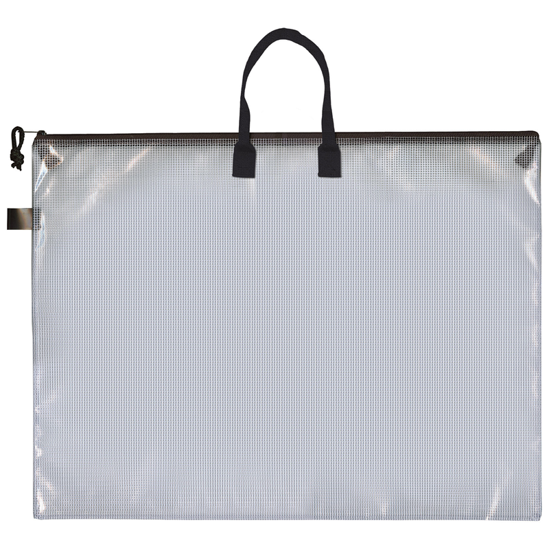 Clear vinyl zipper bag