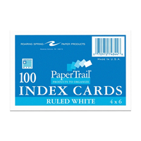Ruled 4X6 Index Cards 36Ct