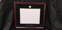 Valencia College Diploma Frame Bachelor's Black Color With Black And Gold Mat