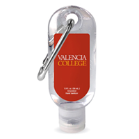 Valencia College Imprinted Hand Sanitizer W/ Carabiner