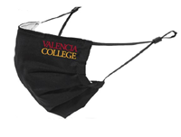 Valencia College Pleated Face Mask