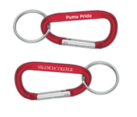 Valencia College Puma Carabiner W/Key Ring