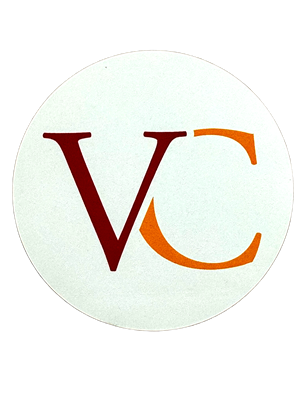 VC Circle Monogram Stickers
