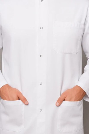 Snap Button Unisex Lab Coat