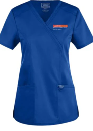 VC Radiography Second Year Royal Blue Scrub Top