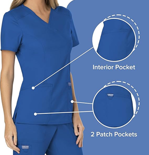 VC Sonography Second Year Royal Blue Scrub Top (10665565215) VC Sonography Second Year Royal Blue Scrub Top