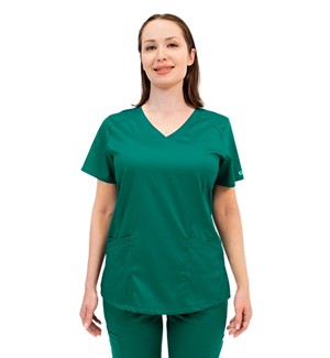 VC Dental Hygiene Hunter Green Scrub Top