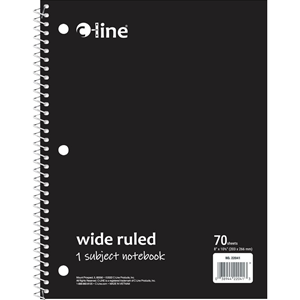 C-Line 1 Subject Spiral Notebook (1067692989) C-Line 1 Subject Spiral Notebook