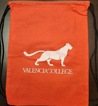 Valencia College Puma Drawstring Bags