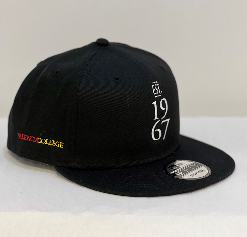 AUTHENTIC NEW ERA w/1967 Store 9 Valencia College BILL Campus | LOGO BASEBALL CAP SNAPBACK FLAT FIFTY