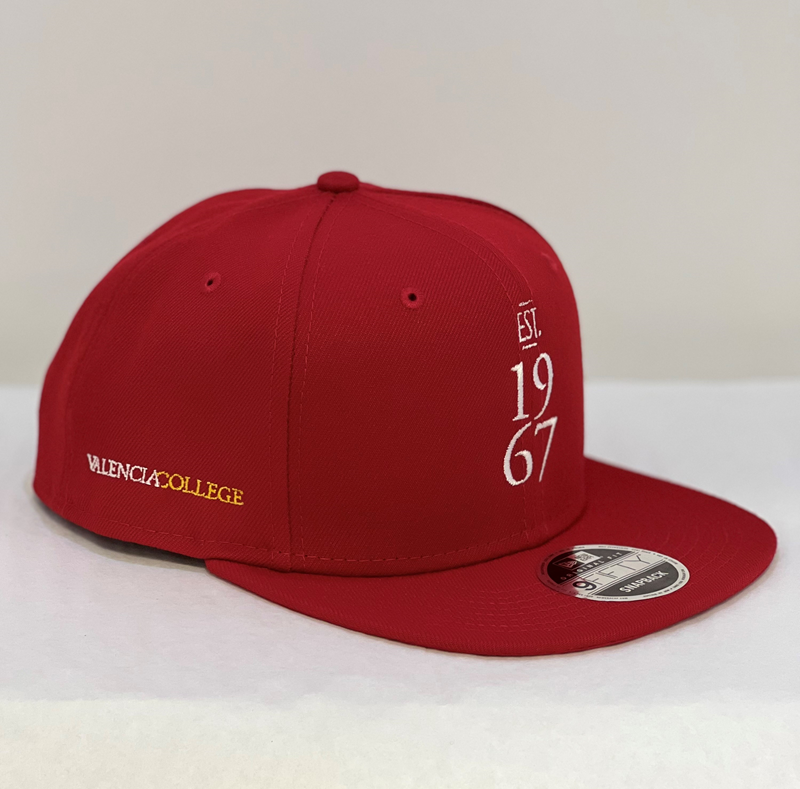 SNAPBACK | w/1967 BASEBALL BILL ERA Store FIFTY AUTHENTIC Campus FLAT Valencia CAP College 9 NEW LOGO