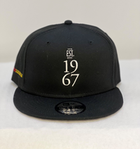 AUTHENTIC NEW ERA 9 FIFTY FLAT BILL SNAPBACK BASEBALL CAP w/1967 LOGO