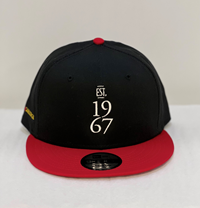 AUTHENTIC NEW ERA 9 FIFTY FLAT BILL SNAPBACK BASEBALL CAP w/1967 LOGO