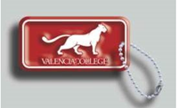 Valencia College Puma Metal Keytag