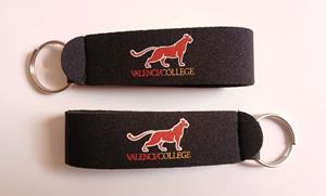 Neoprene Wrist Strap Key Holder two-sided Mascot Logo