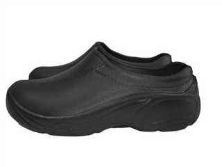 Shiny black 2025 nursing clogs